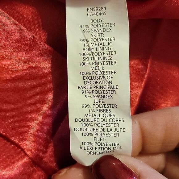 The CHILDREN'S PLACE BLACK AND RED PLAID DRESS WITH VELVETEEN BODICE, SZ 12-18 M - Picture 7 of 7